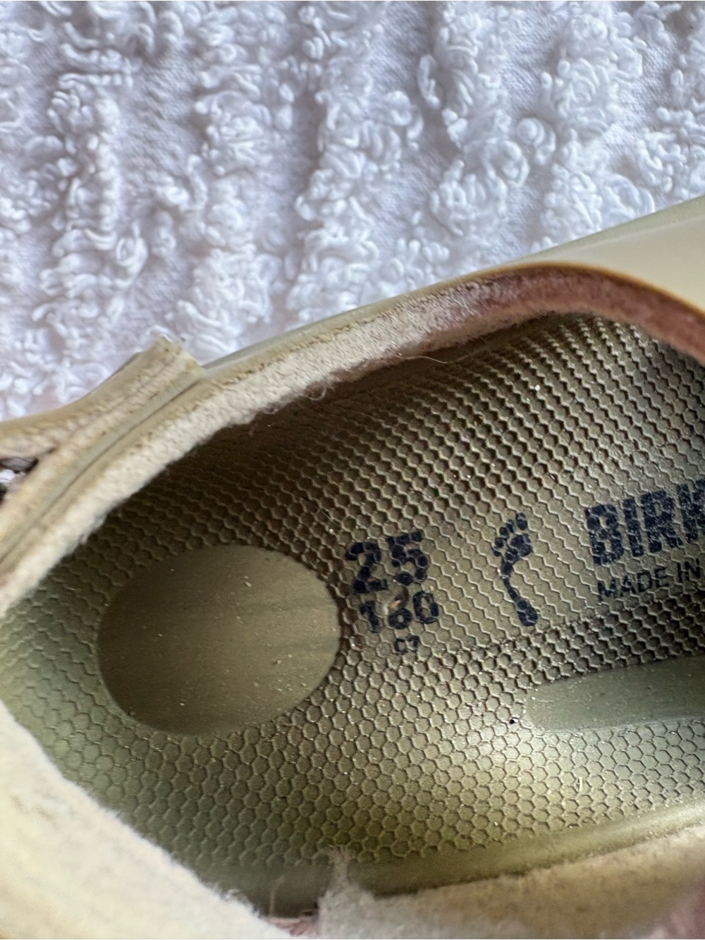 Birkenstock Kids Metallic Pale Gold Mary Jane Sandal